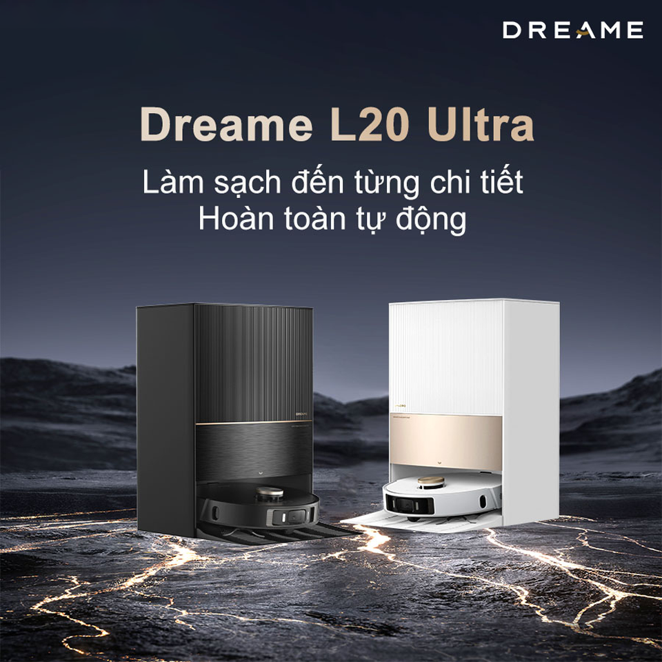 Robot hút bụi Dreame L20 Ultra chính hãng Robot hút bụi Dreame L20 Ultra - Điện Máy Plus
