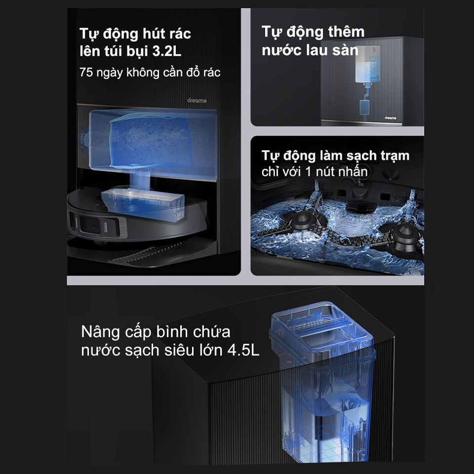 Robot hút bụi Dreame L20 Ultra chính hãng Robot hút bụi Dreame L20 Ultra - Điện Máy Plus