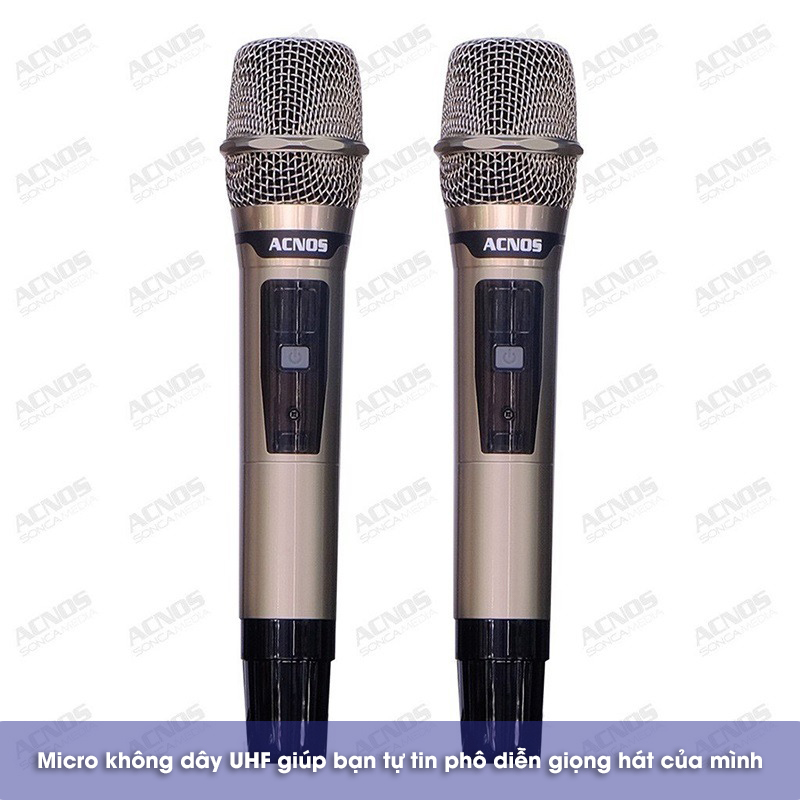 Loa karaoke di động Acnos CS250PUW-Bass 25 - Điện Máy Plus