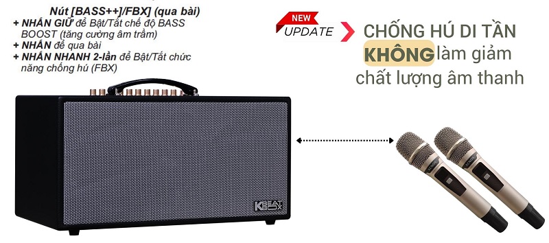 Loa Xách Tay Acnos CS450SR-2 Bass 16 - Điện Máy Plus