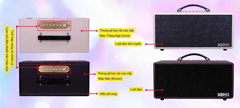 Loa Xách Tay Acnos KS363H-Bass 15 - Điện Máy Plus