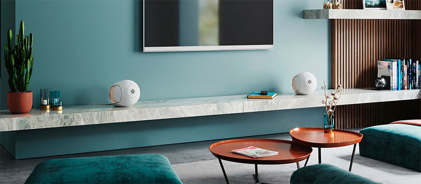 LOA DEVIALET PHANTOM 1 108DB GOLD WHITE - Điện Máy Plus