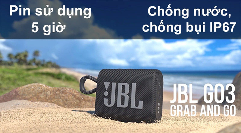 Loa Bluetooth JBL Go 3 chính hãng Loa Bluetooth JBL Go 3 - Điện Máy Plus