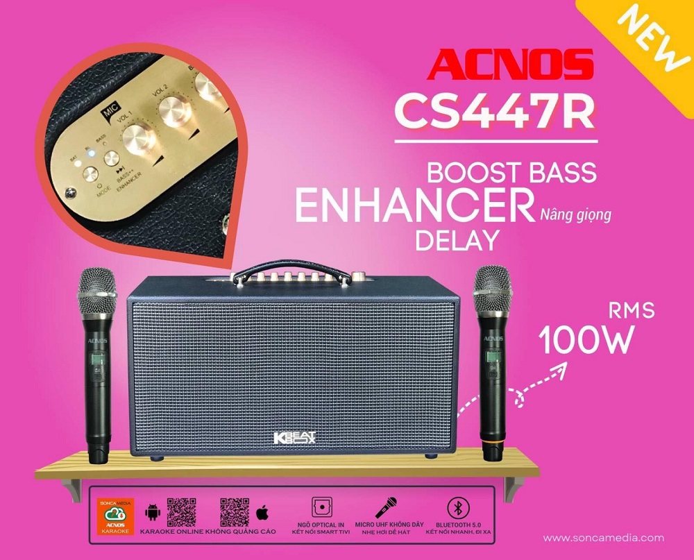 Dàn Âm Thanh Di Động Acnos CS447 - Điện Máy Plus