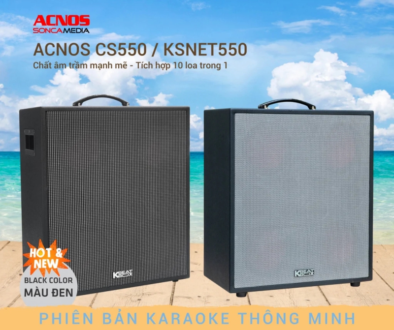 Dàn loa Karaoke di động Acnos CS550 - Điện Máy Plus