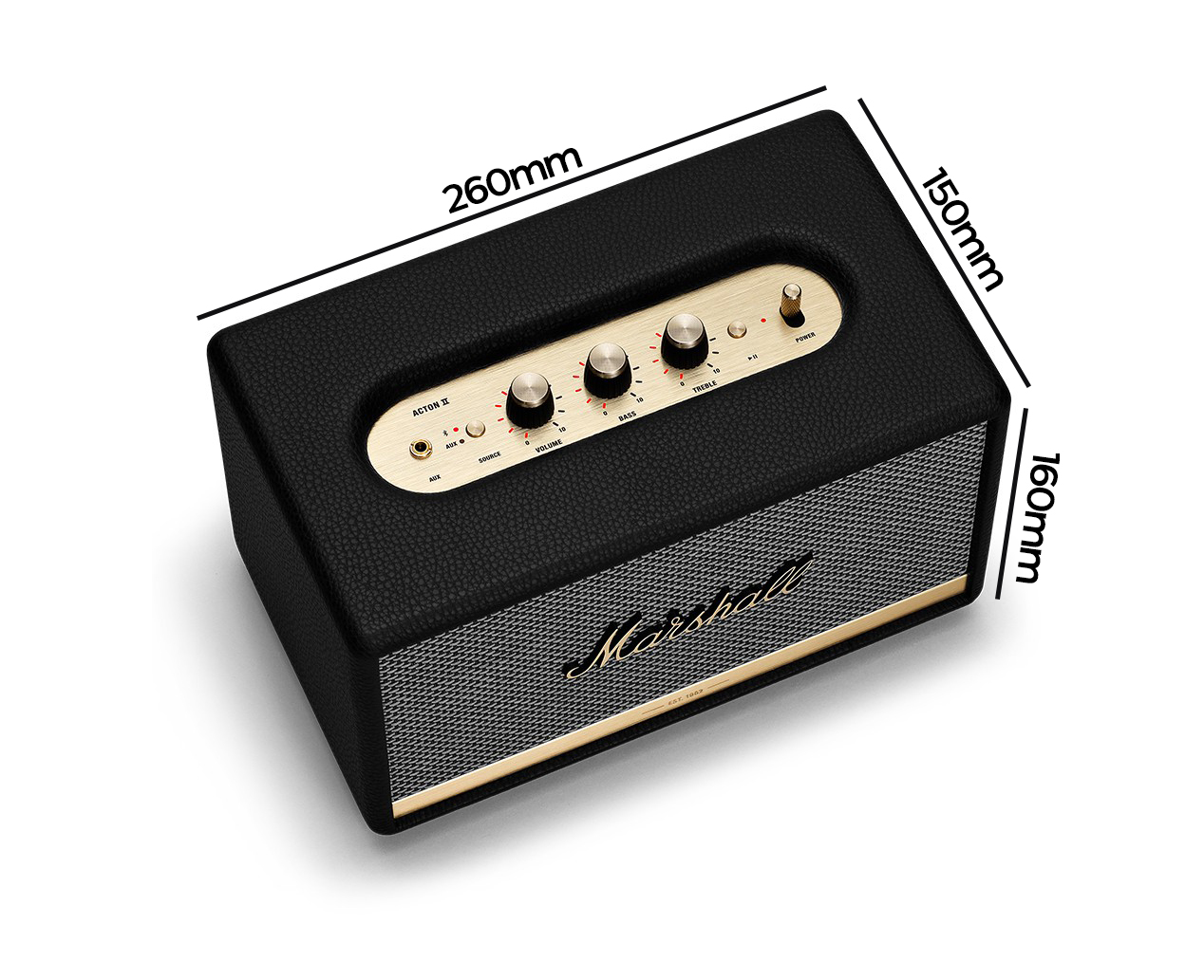 LOA MARSHALL ACTON II – MÀU ĐEN - Điện Máy Plus