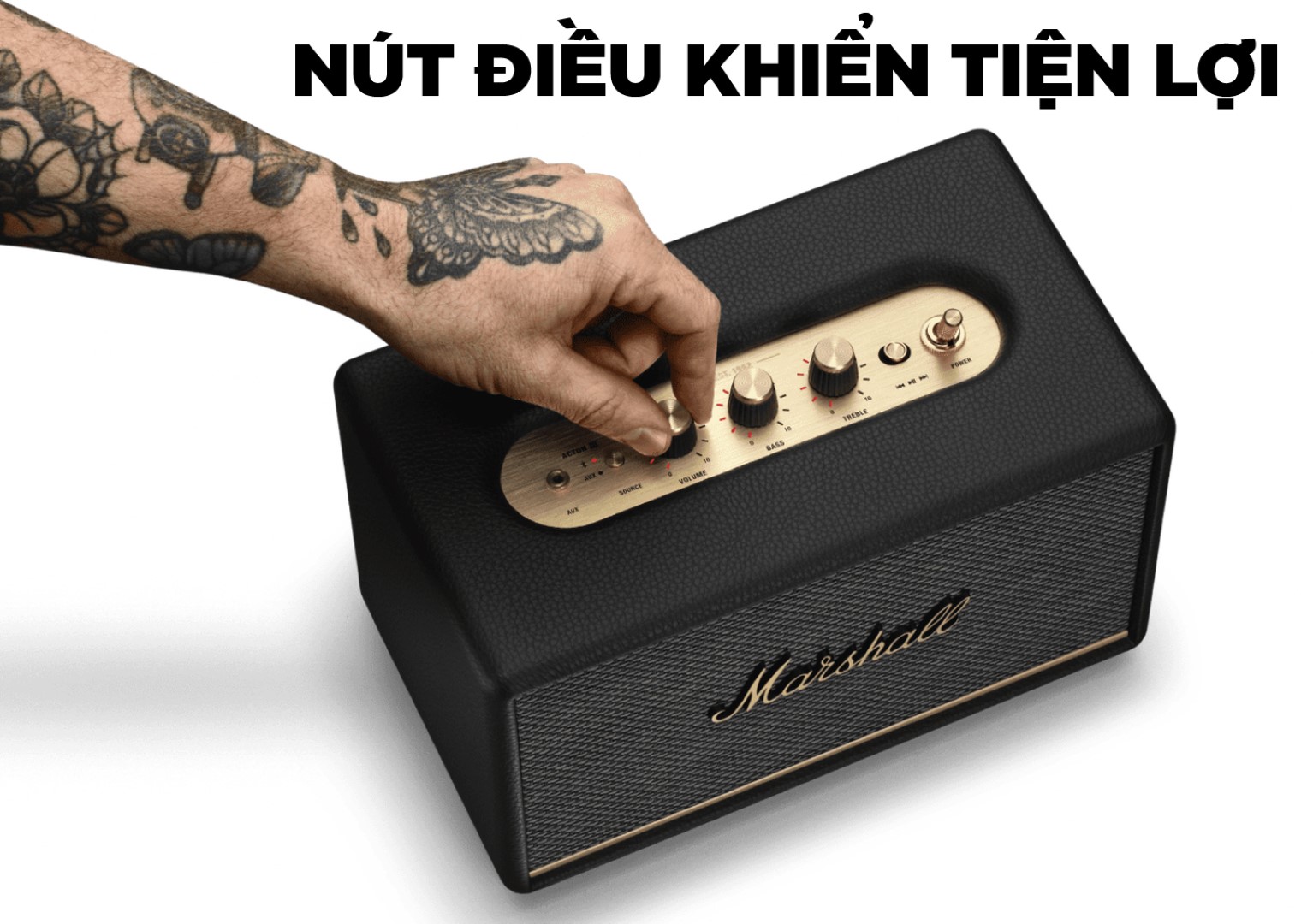 LOA MARSHALL ACTON III – MÀU ĐEN chính hãng LOA MARSHALL ACTON III – MÀU ĐEN - Điện Máy Plus