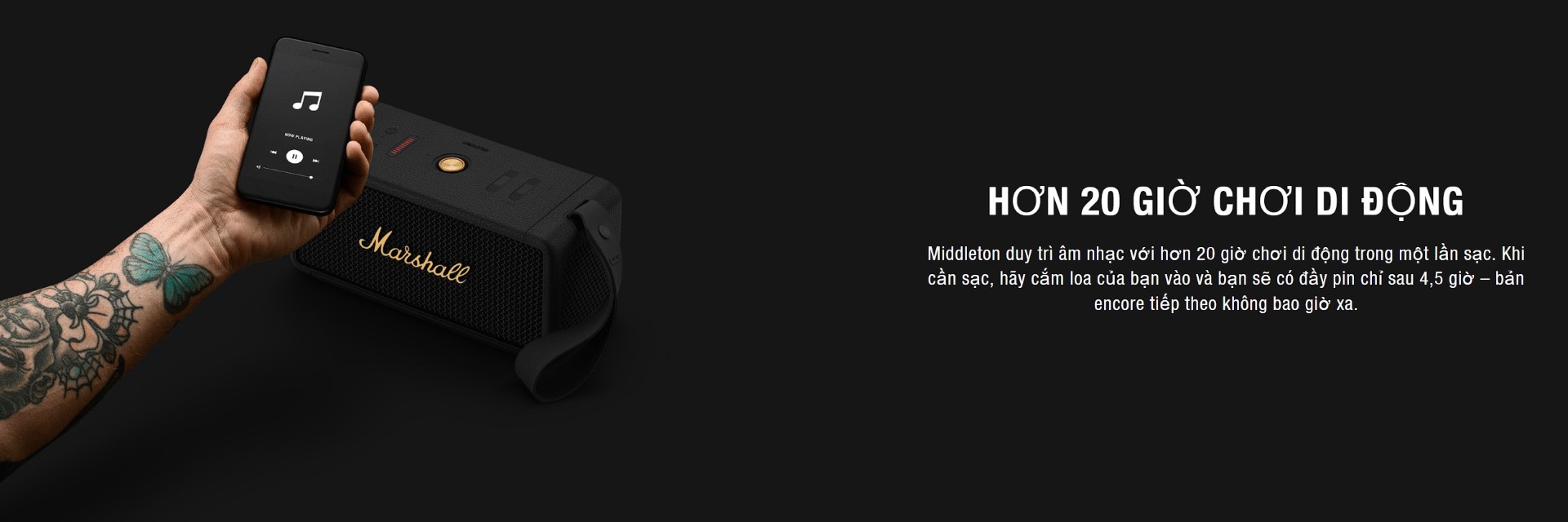 LOA MARSHALL MIDDLETON - Điện Máy Plus