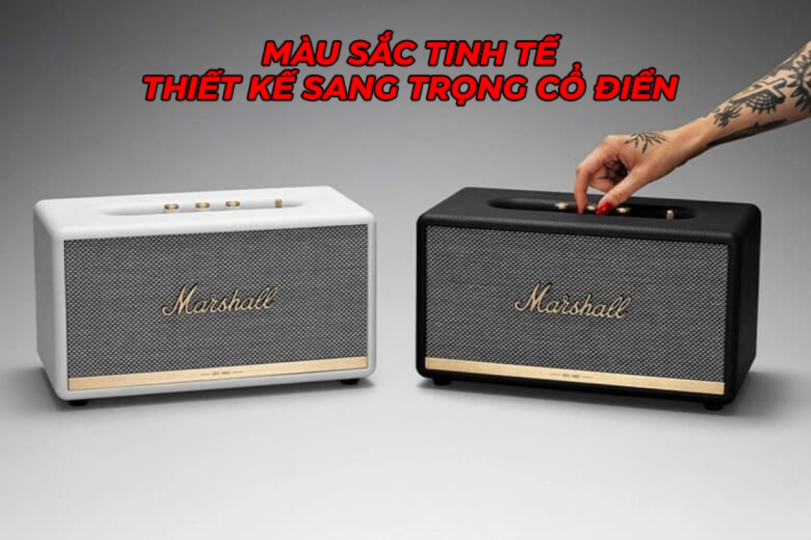 LOA MARSHALL STANMORE II – MÀU TRẮNG - Điện Máy Plus