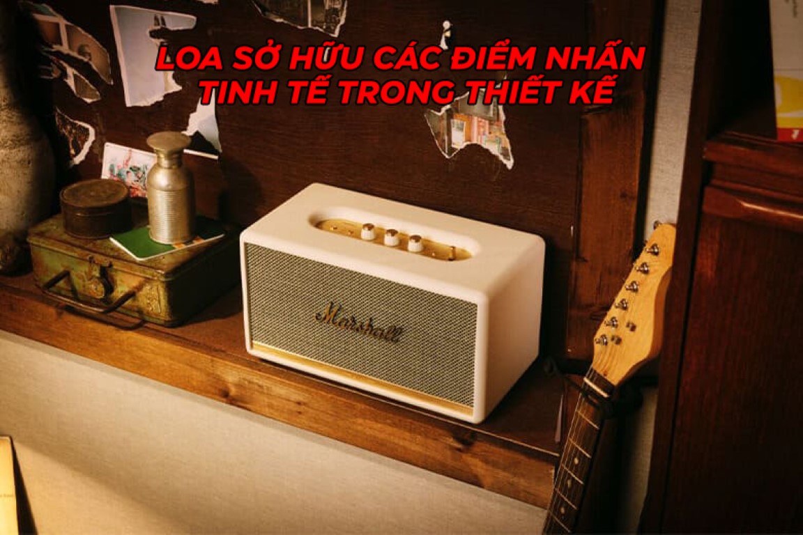 LOA MARSHALL STANMORE II – MÀU TRẮNG - Điện Máy Plus