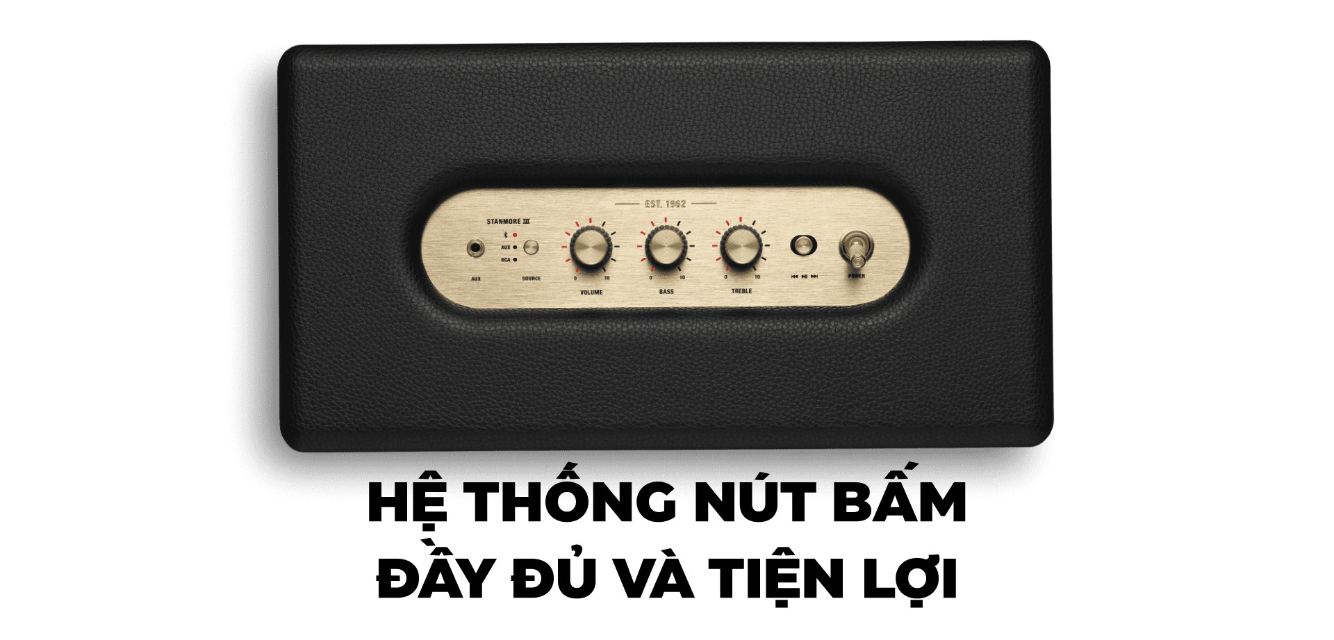 LOA MARSHALL STANMORE III – MÀU KEM - Điện Máy Plus