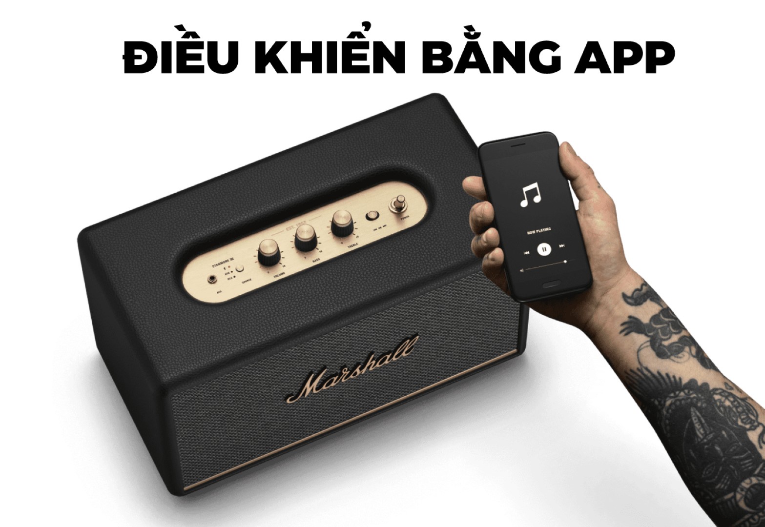 LOA MARSHALL STANMORE III – MÀU KEM - Điện Máy Plus