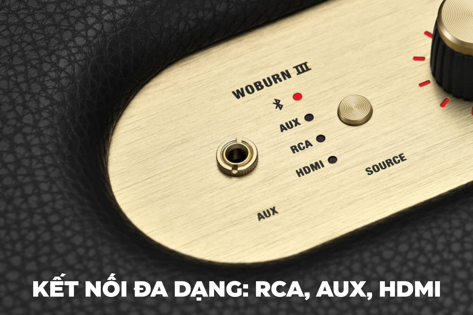 LOA MARSHALL WOBURN III – MÀU ĐEN chính hãng LOA MARSHALL WOBURN III – MÀU ĐEN - Điện Máy Plus