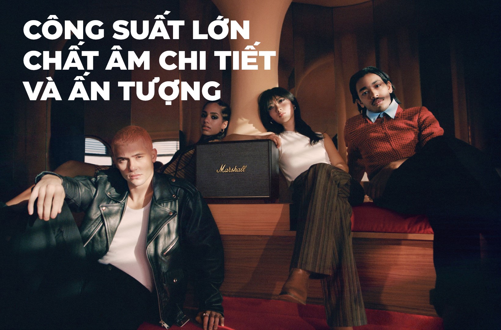 LOA MARSHALL WOBURN III – MÀU ĐEN chính hãng LOA MARSHALL WOBURN III – MÀU ĐEN - Điện Máy Plus