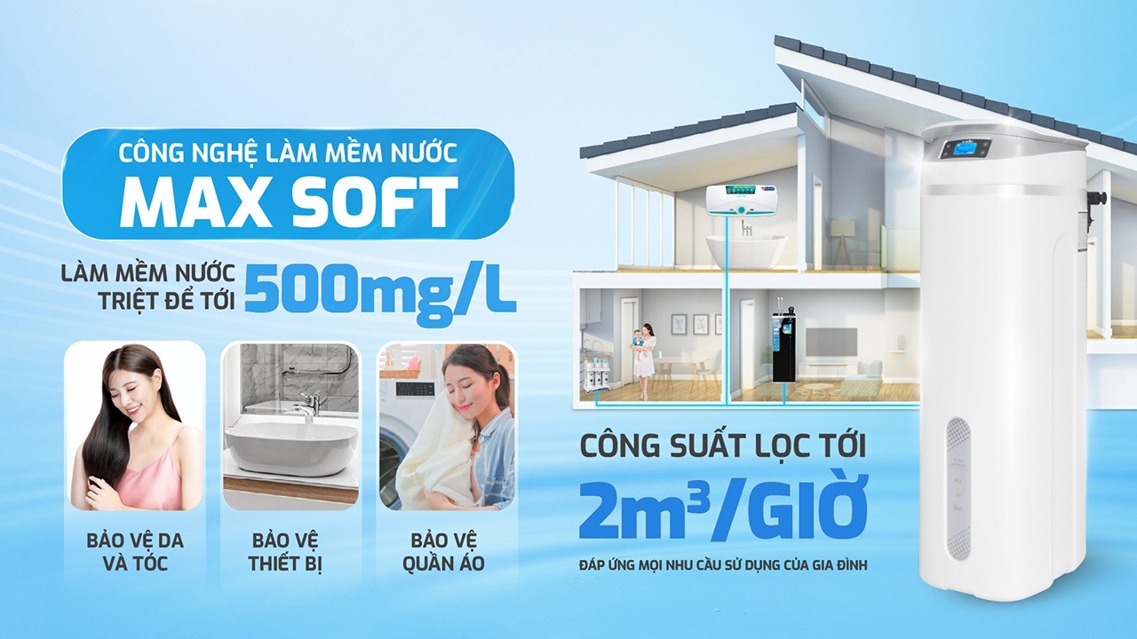 Lọc tổng trung tâm cao cấp Karofi KTF-P02 chính hãng Lọc tổng trung tâm cao cấp Karofi KTF-P02 - Điện Máy Plus