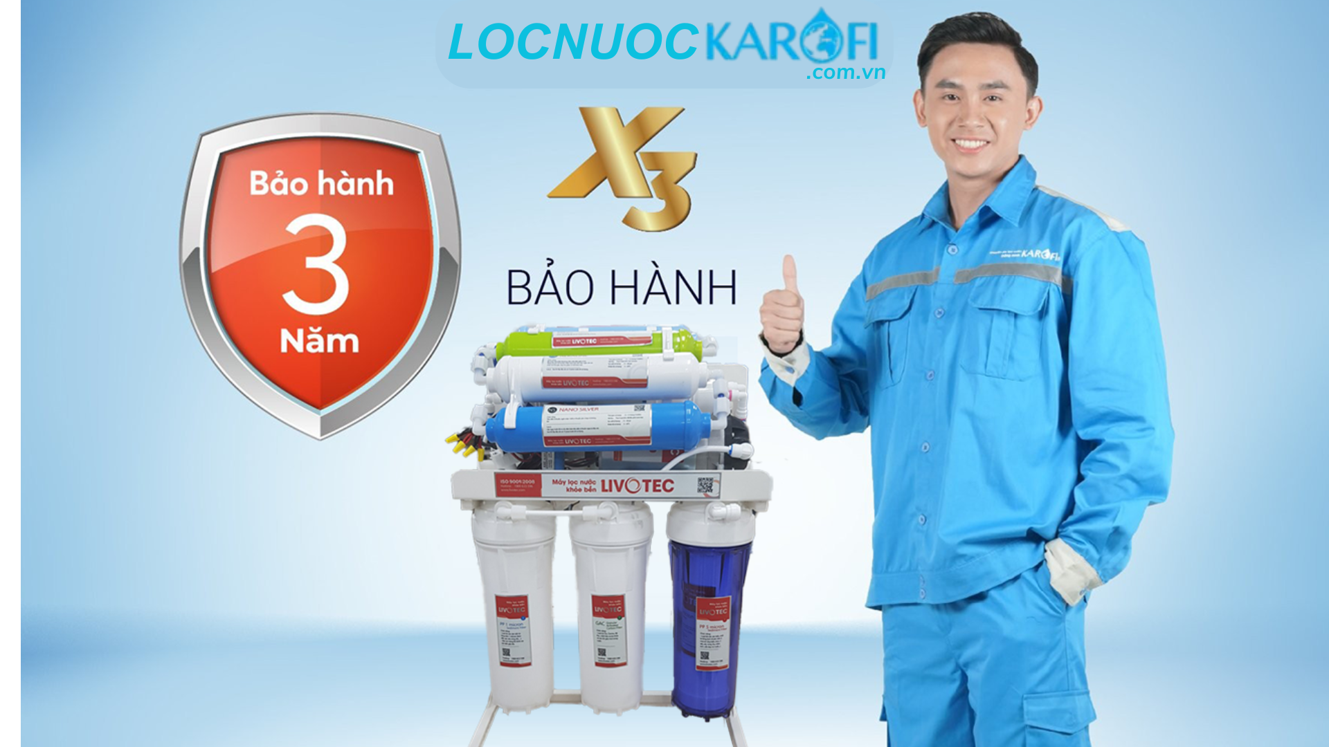 Máy lọc nước Karofi Livotec 212 - Điện Máy Plus