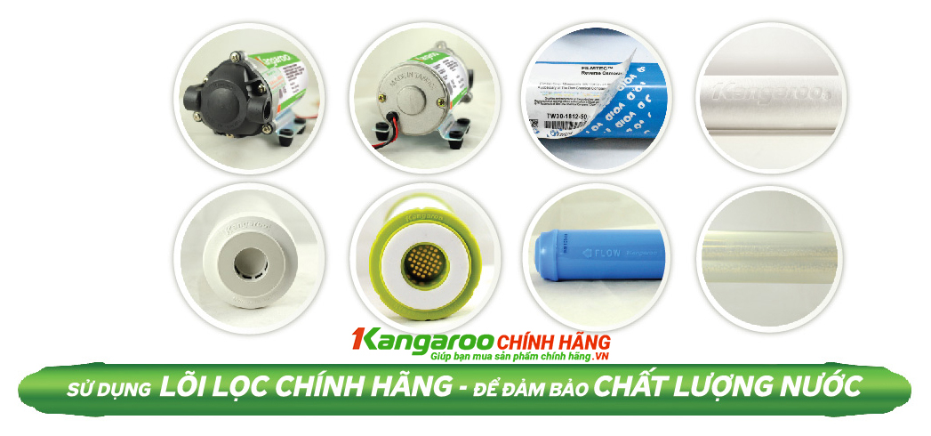 Máy lọc nước Kangaroo KG10A3 – 2 Vòi nóng lạnh – 10 lõi lọc - Điện Máy Plus