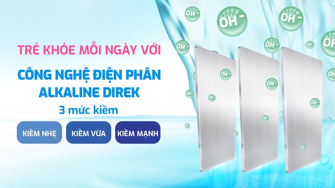 Máy chuyển đổi Hydro-ion kiềm Karofi KAE-S18 chính hãng Máy chuyển đổi Hydro-ion kiềm Karofi KAE-S18 - Điện Máy Plus