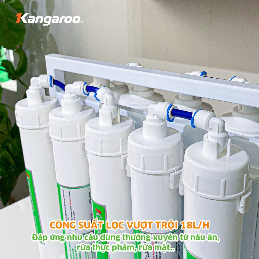 Máy lọc nước Hydrogen ion kiềm Kangaroo KGHP66-ALKALINE 10 Lõi - Điện Máy Plus
