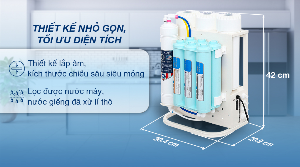 MÁY LỌC NƯỚC KAROFI KAQ-U05G – Mẫu 2023 - Điện Máy Plus