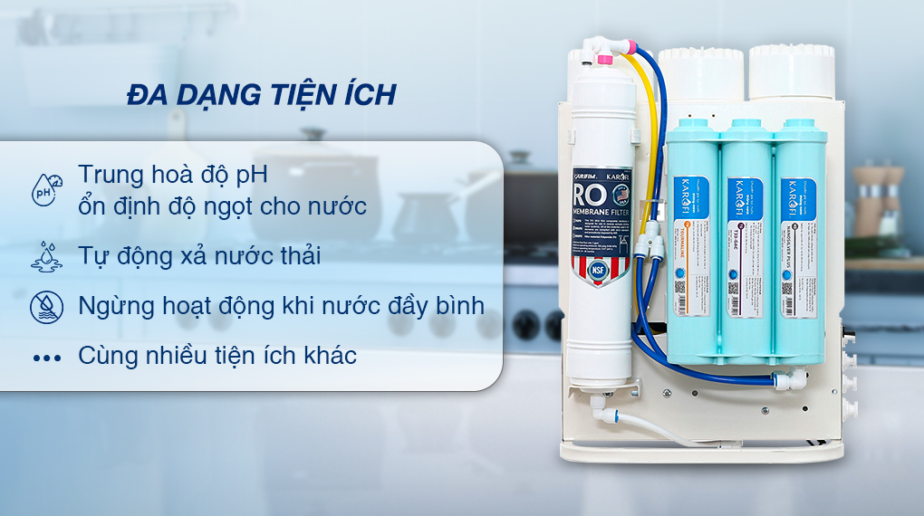 MÁY LỌC NƯỚC KAROFI KAQ-U05G – Mẫu 2023 - Điện Máy Plus