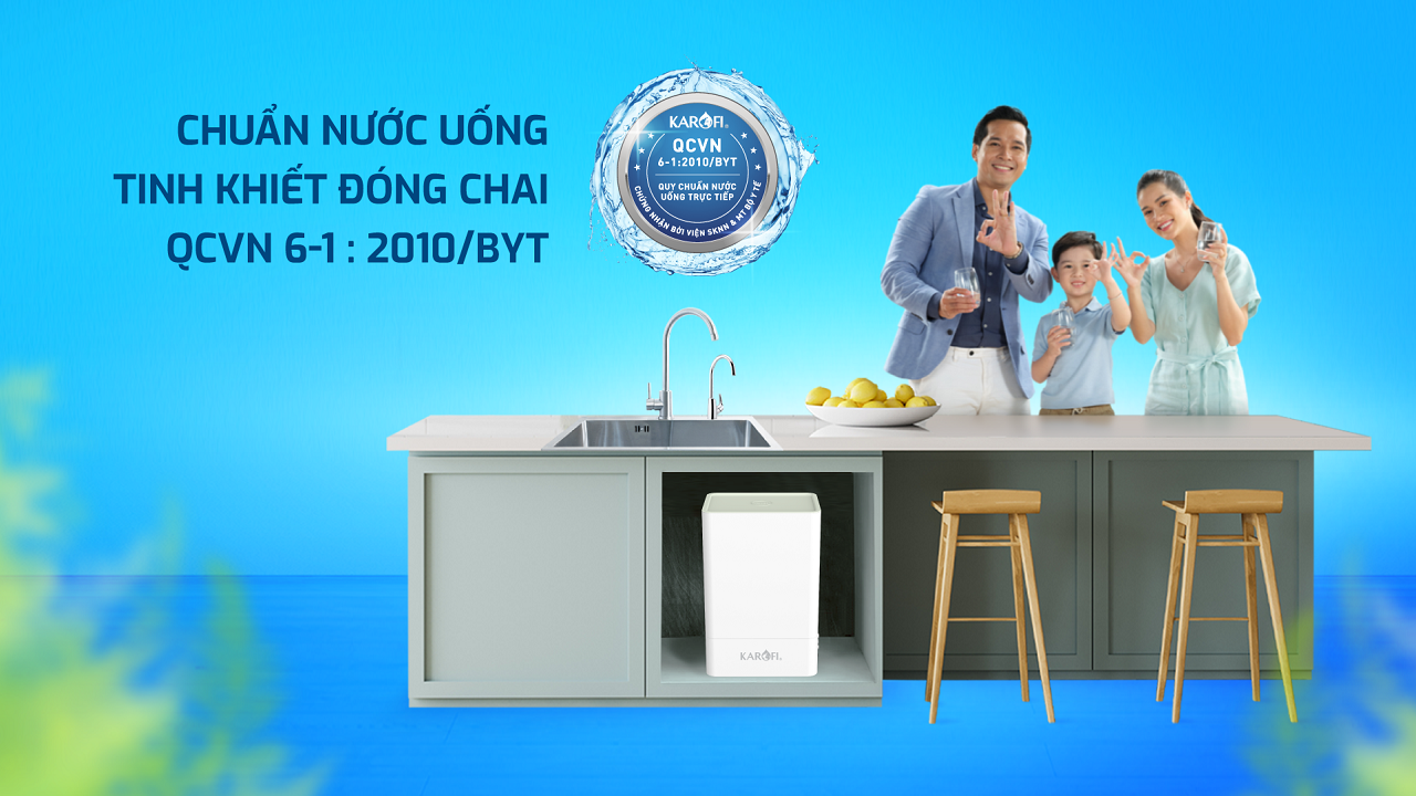 Máy lọc nước Karofi KAQ-U65 – 10 LÕI – VỎ HỘP - Điện Máy Plus