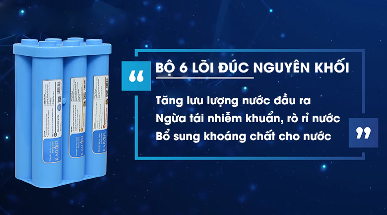 Máy lọc nước Karofi KAQ-U95 – Thông minh 10 lõi Hydrogen – Cao Cấp - Điện Máy Plus