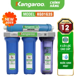 Máy lọc nước nấu ăn Kangaroo KG01G3S - 4 lõi Chuẩn Nước Sinh Hoạt