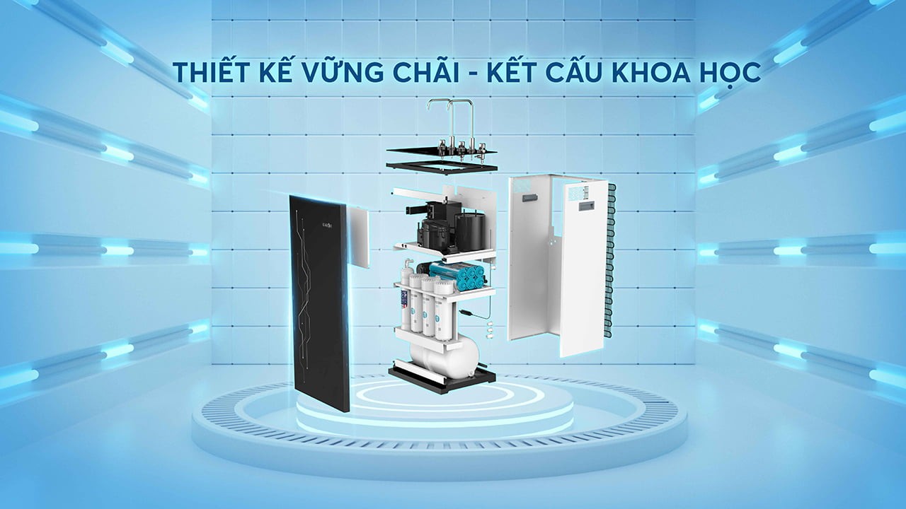 Máy lọc nước nóng lạnh Karofi KAD-I55 - Điện Máy Plus