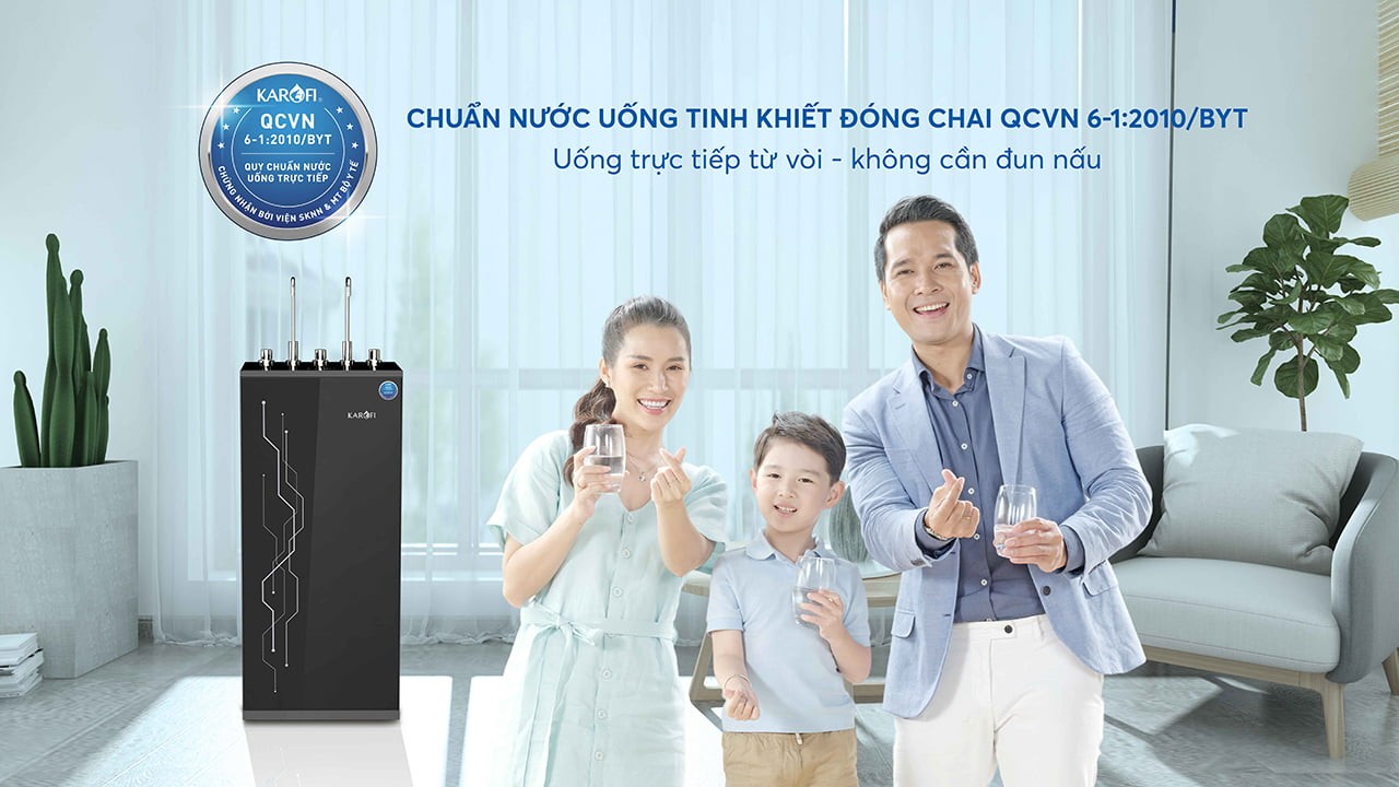 Máy lọc nước nóng lạnh Karofi KAD-I55 - Điện Máy Plus