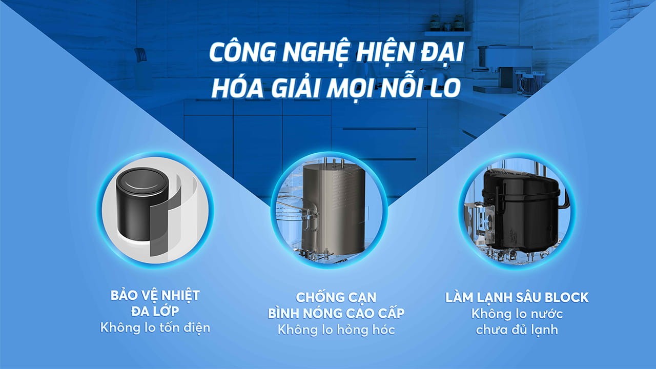 Máy lọc nước nóng lạnh Karofi KAD-L56 – MẪU 2025 chính hãng Máy lọc nước nóng lạnh Karofi KAD-L56 – MẪU 2025 - Điện Máy Plus