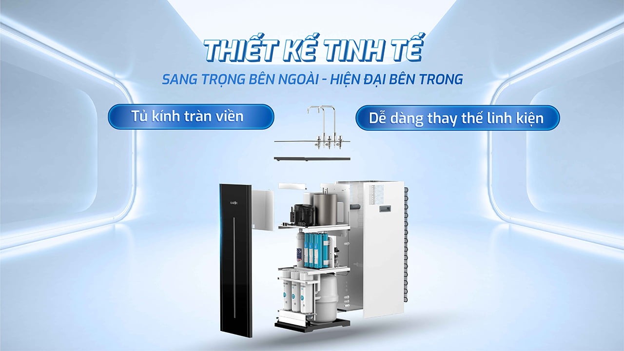 Máy lọc nước nóng lạnh Karofi KAD-L56 – MẪU 2025 chính hãng Máy lọc nước nóng lạnh Karofi KAD-L56 – MẪU 2025 - Điện Máy Plus