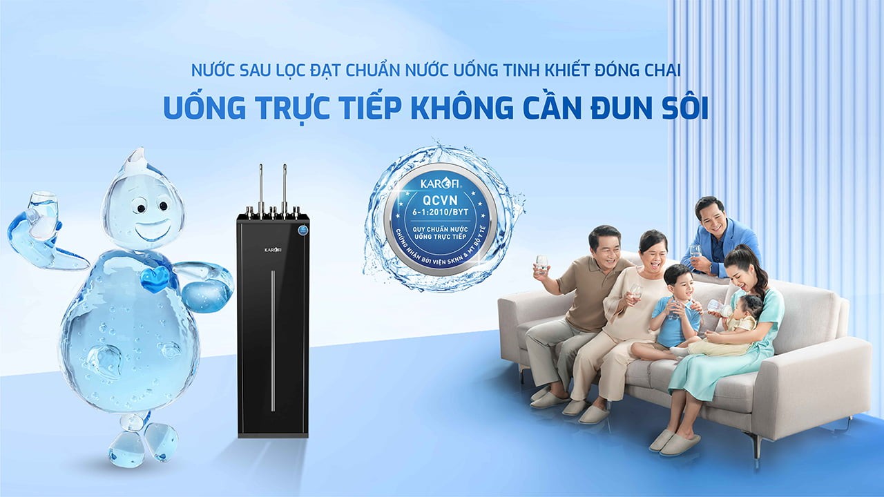 Máy lọc nước nóng lạnh Karofi KAD-L56 – MẪU 2025 chính hãng Máy lọc nước nóng lạnh Karofi KAD-L56 – MẪU 2025 - Điện Máy Plus