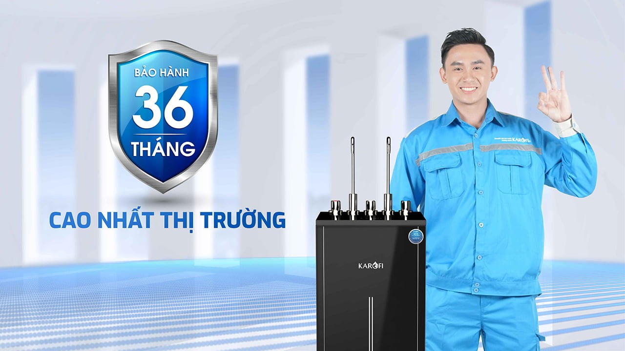 Máy lọc nước nóng lạnh Karofi KAD-L56 – MẪU 2025 chính hãng Máy lọc nước nóng lạnh Karofi KAD-L56 – MẪU 2025 - Điện Máy Plus
