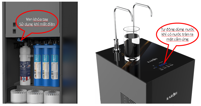 Máy lọc nước nóng lạnh Karofi KAD-N89 – CẢM ỨNG THÔNG MINH – CHỌN NHIỆT ĐỘ chính hãng Máy lọc nước nóng lạnh Karofi KAD-N89 – CẢM ỨNG THÔNG MINH – CHỌN NHIỆT ĐỘ - Điện Máy Plus