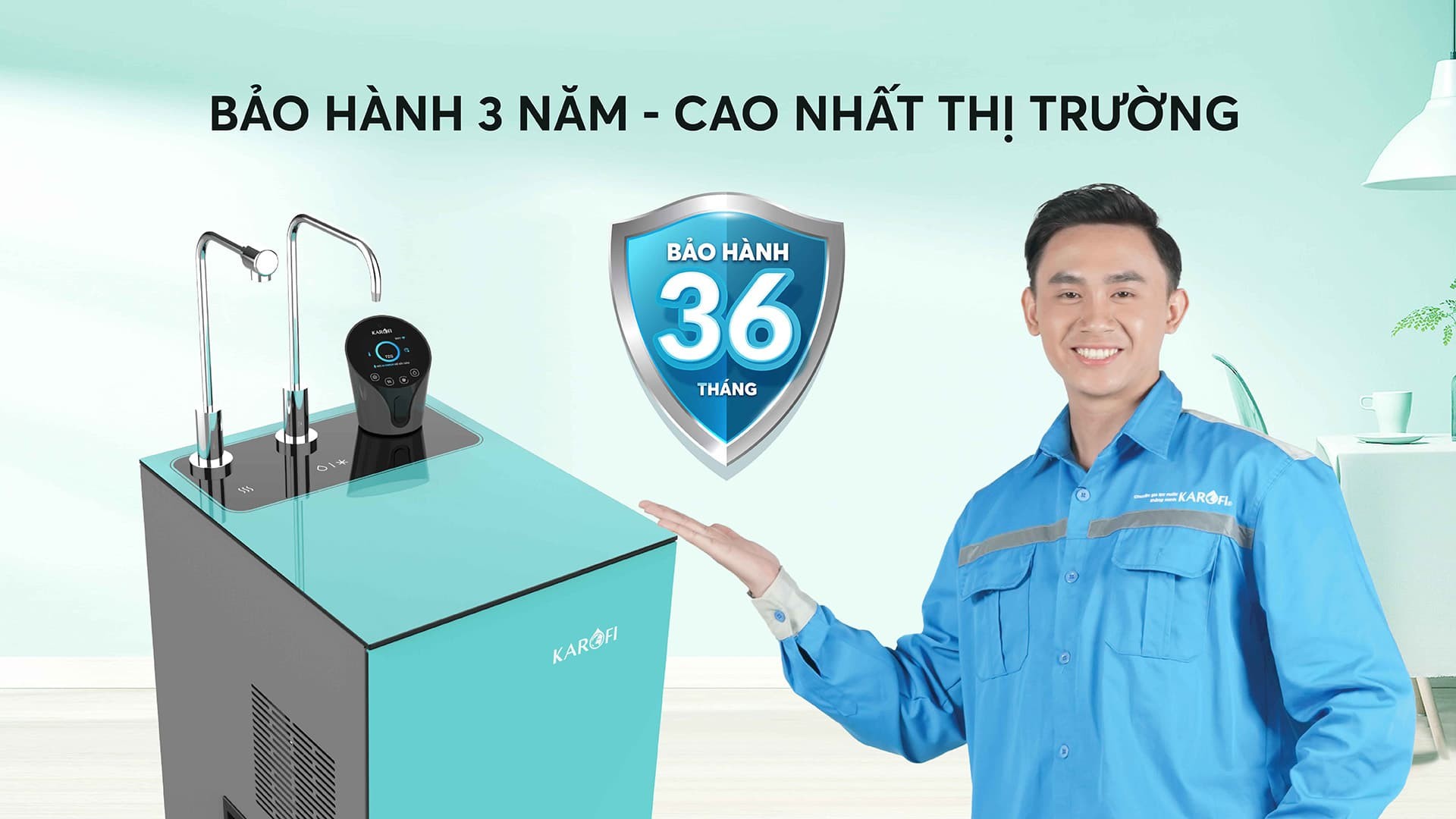 Máy lọc nước nóng lạnh Karofi KAD-N91 – NEW 2025 chính hãng Máy lọc nước nóng lạnh Karofi KAD-N91 – NEW 2025 - Điện Máy Plus