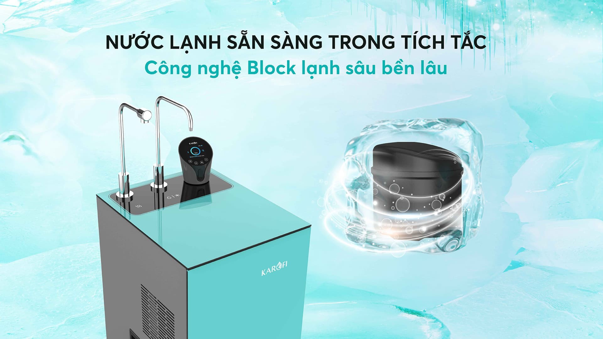 Máy lọc nước nóng lạnh Karofi KAD-N91 – NEW 2025 chính hãng Máy lọc nước nóng lạnh Karofi KAD-N91 – NEW 2025 - Điện Máy Plus