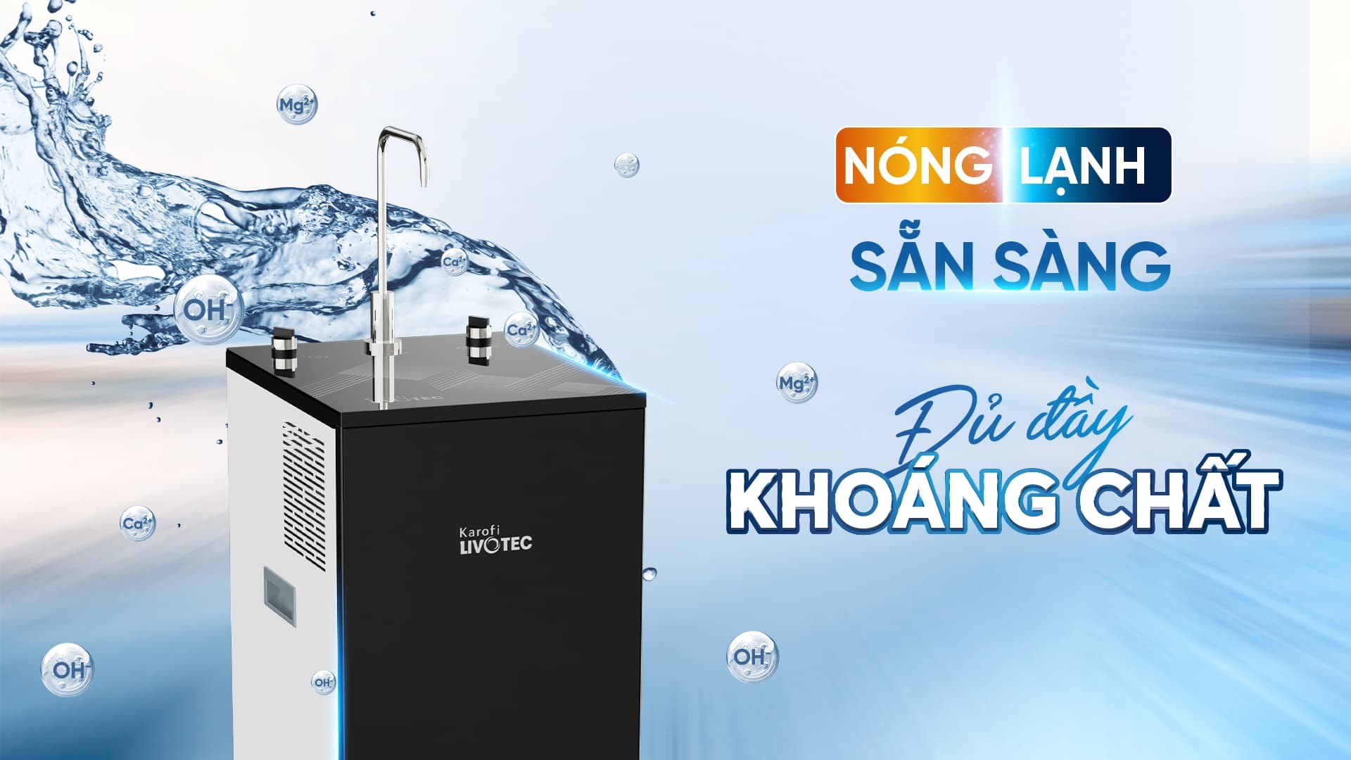 Máy lọc nước nóng lạnh Karofi Livotec 626 – NEW 2025 chính hãng Máy lọc nước nóng lạnh Karofi Livotec 626 – NEW 2025 - Điện Máy Plus
