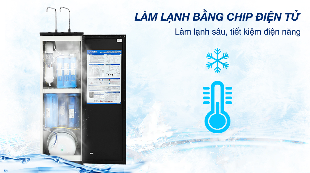 Máy lọc nước nóng lạnh nguội Karofi KAD-X39 chính hãng Máy lọc nước nóng lạnh nguội Karofi KAD-X39 - Điện Máy Plus