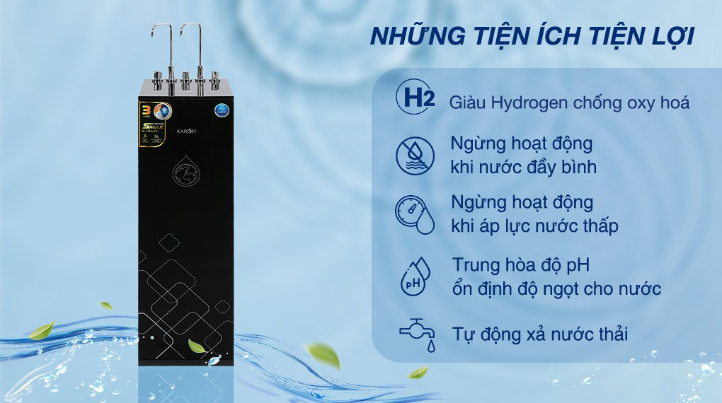 Máy lọc nước nóng lạnh nguội Karofi KAD-X39 chính hãng Máy lọc nước nóng lạnh nguội Karofi KAD-X39 - Điện Máy Plus