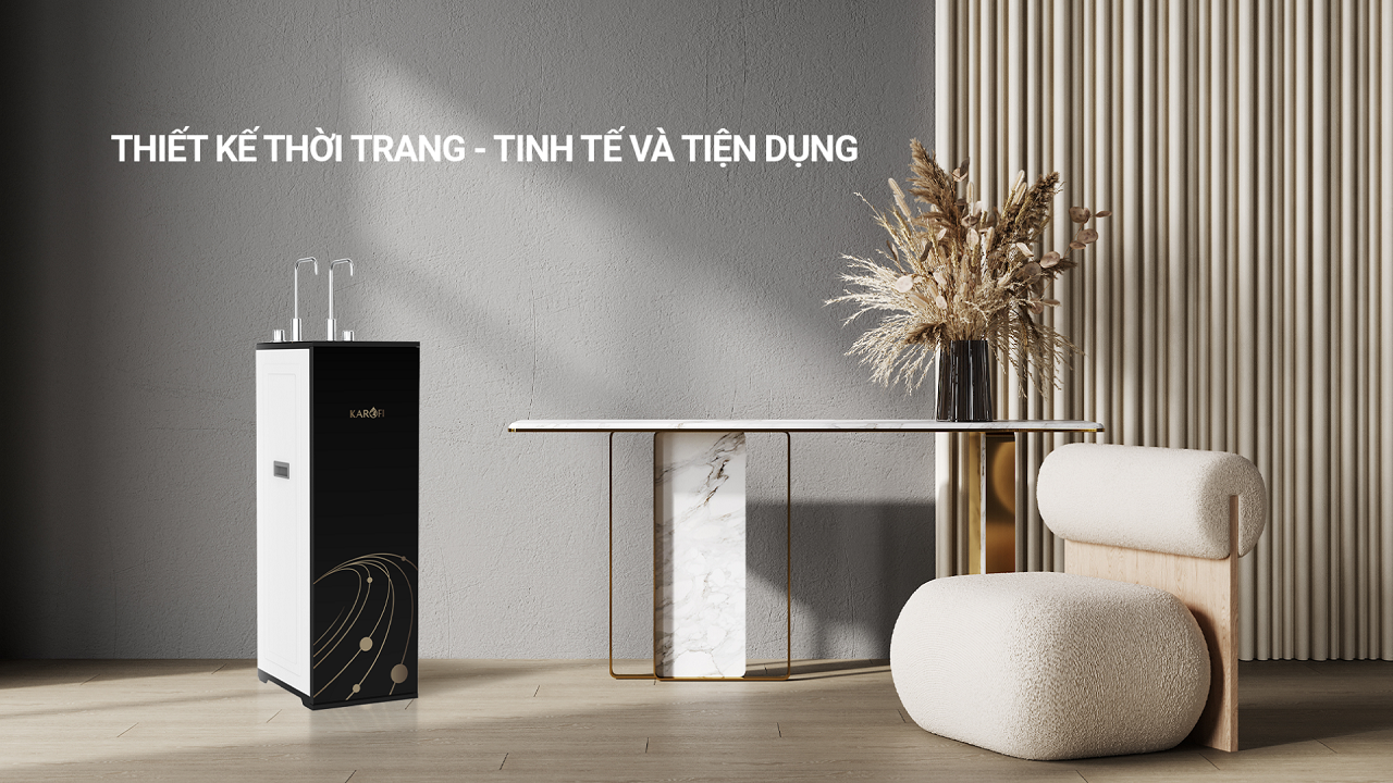 Máy lọc nước nóng nguội Karofi KAH-D15 – 11 lõi – Sản xuất 2025 - Điện Máy Plus