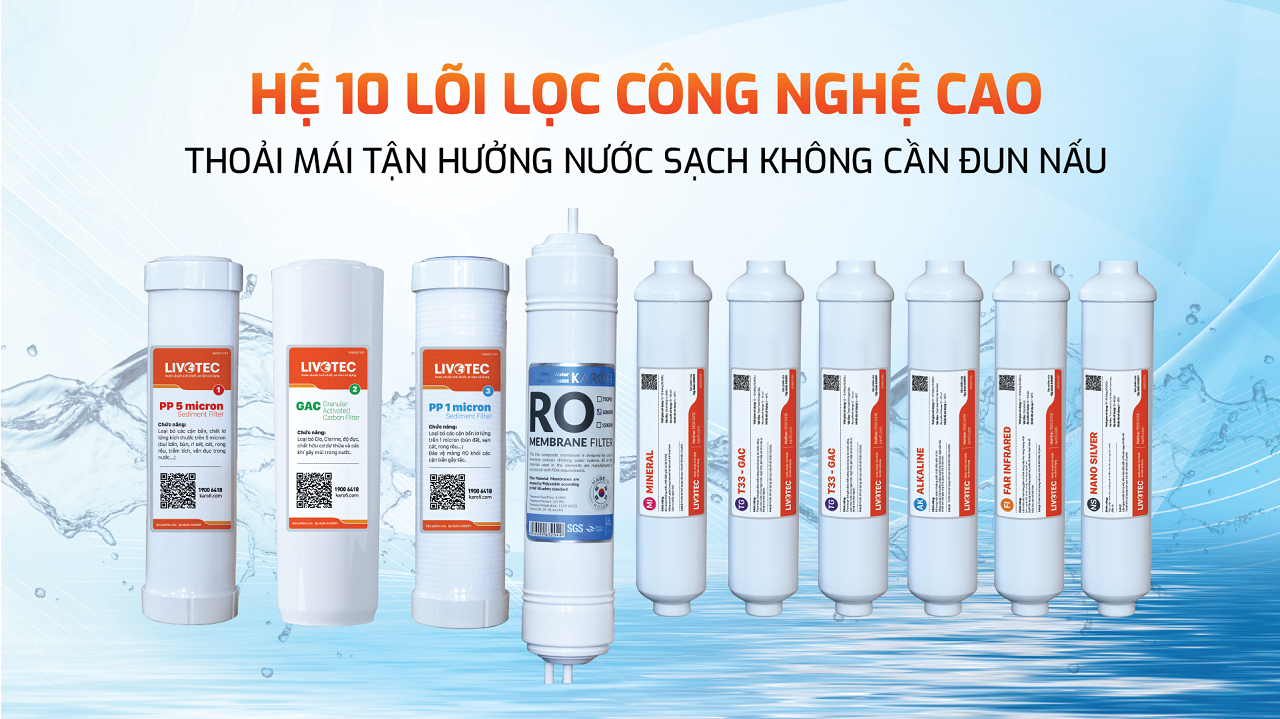 Máy lọc nước RO Karofi Livotec 506 chính hãng Máy lọc nước RO Karofi Livotec 506 - Điện Máy Plus