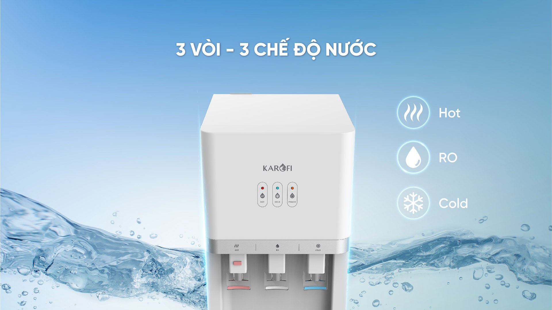 Máy nóng lạnh Karofi HCV206 – Mẫu 2024 chính hãng Máy nóng lạnh Karofi HCV206 – Mẫu 2024 - Điện Máy Plus