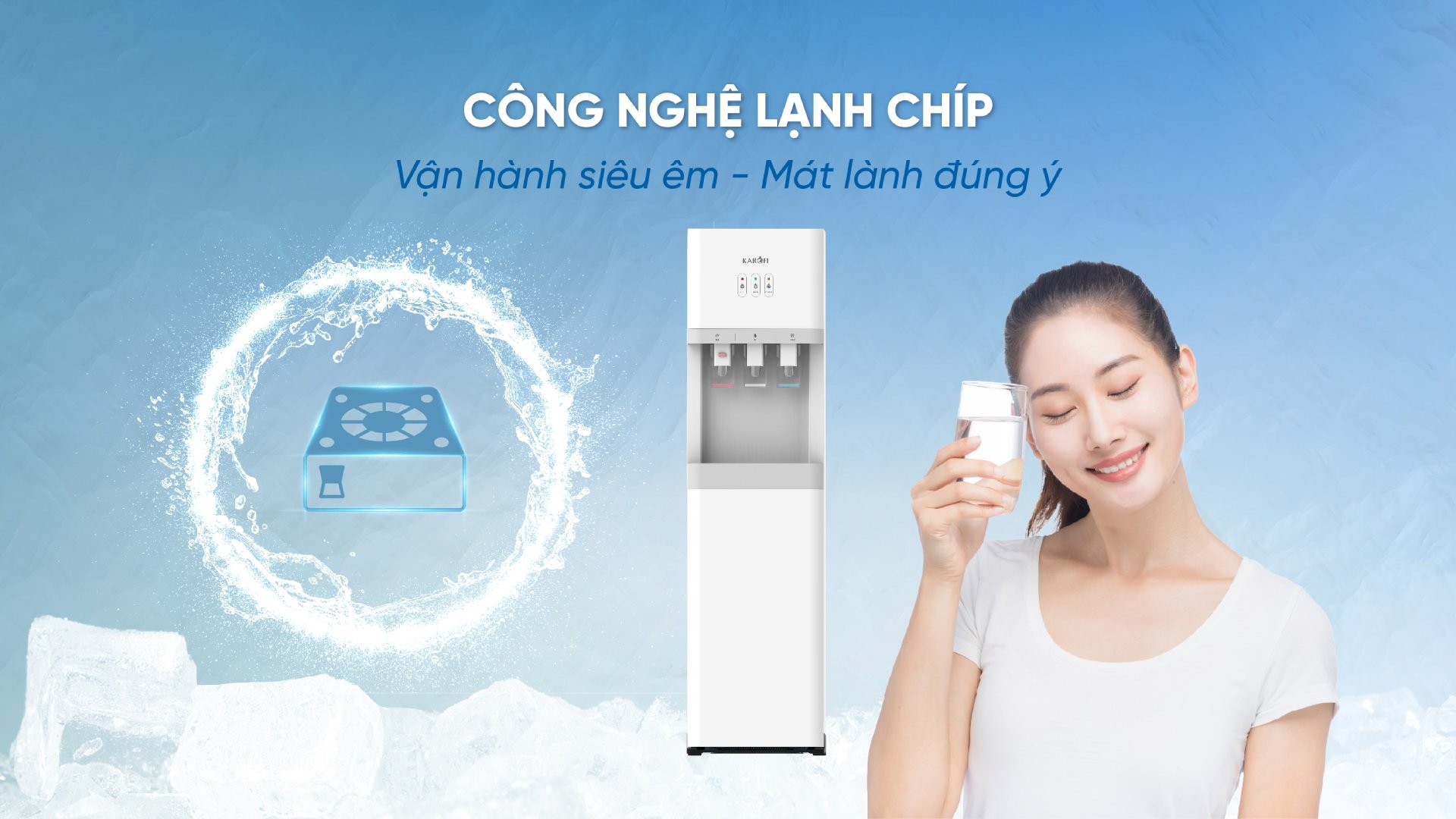Máy nóng lạnh Karofi HCV206 – Mẫu 2024 chính hãng Máy nóng lạnh Karofi HCV206 – Mẫu 2024 - Điện Máy Plus