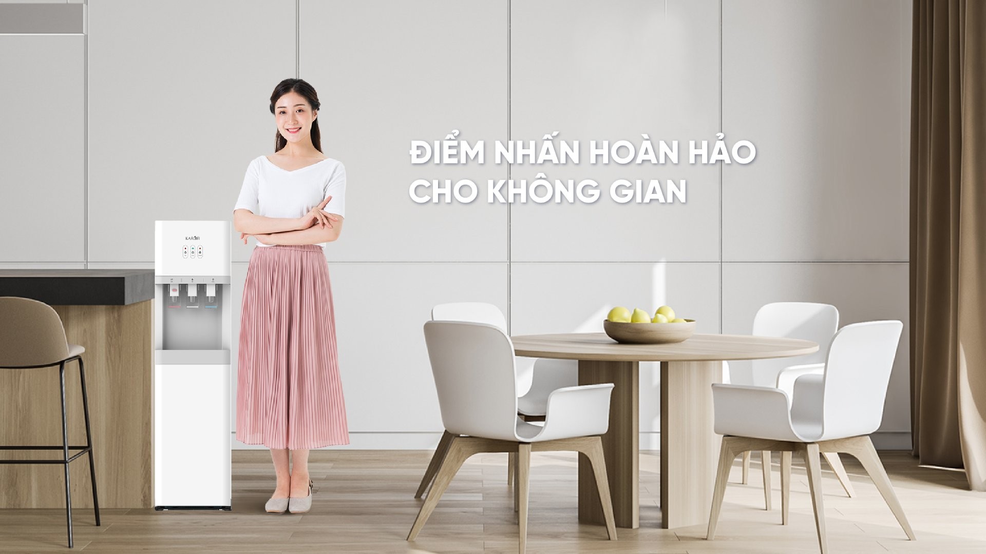 Máy nóng lạnh Karofi HCV206 – Mẫu 2024 chính hãng Máy nóng lạnh Karofi HCV206 – Mẫu 2024 - Điện Máy Plus