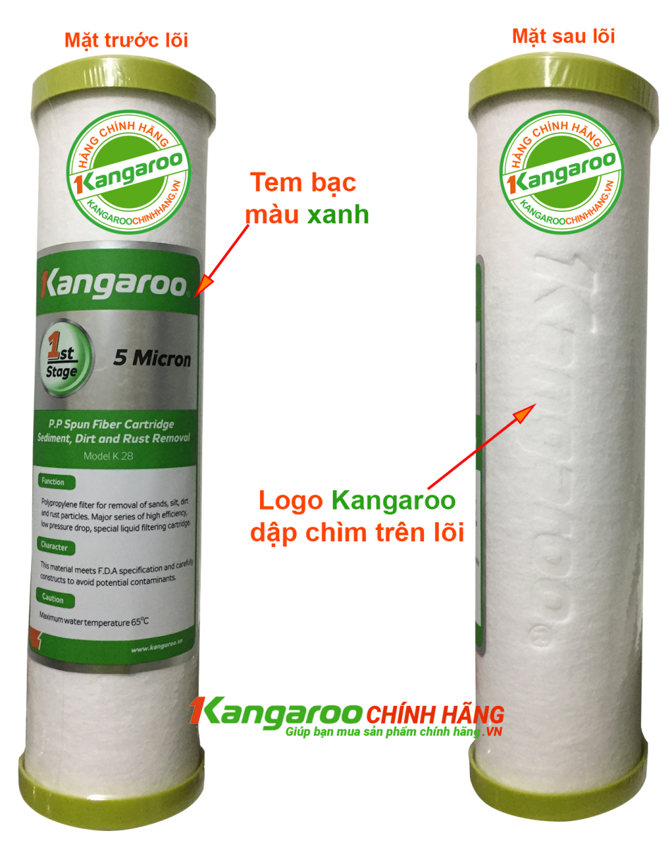 Lõi lọc nước Kangaroo số 1 - Điện Máy Plus