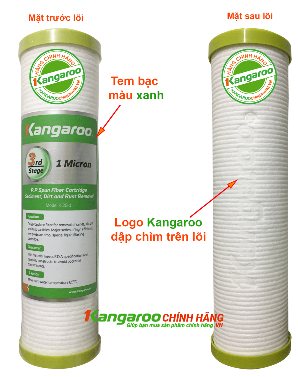 Lõi lọc nước Kangaroo số 3 - Điện Máy Plus