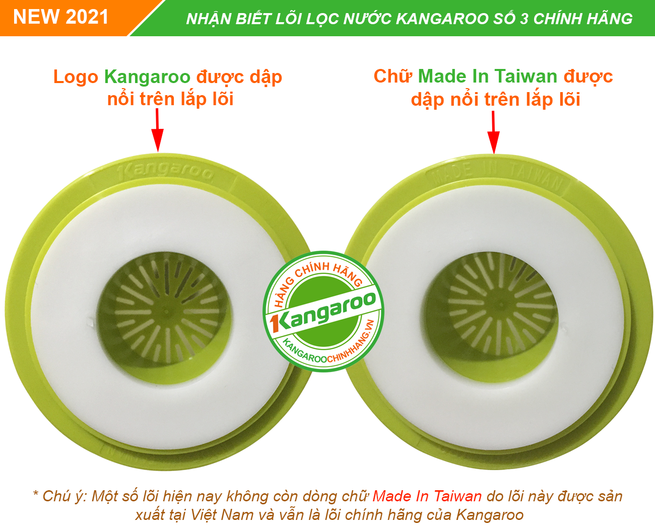 Lõi lọc nước Kangaroo số 3 - Điện Máy Plus