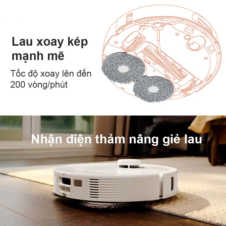 Robot hút bụi Roborock Q Revo Pro - Điện Máy Plus