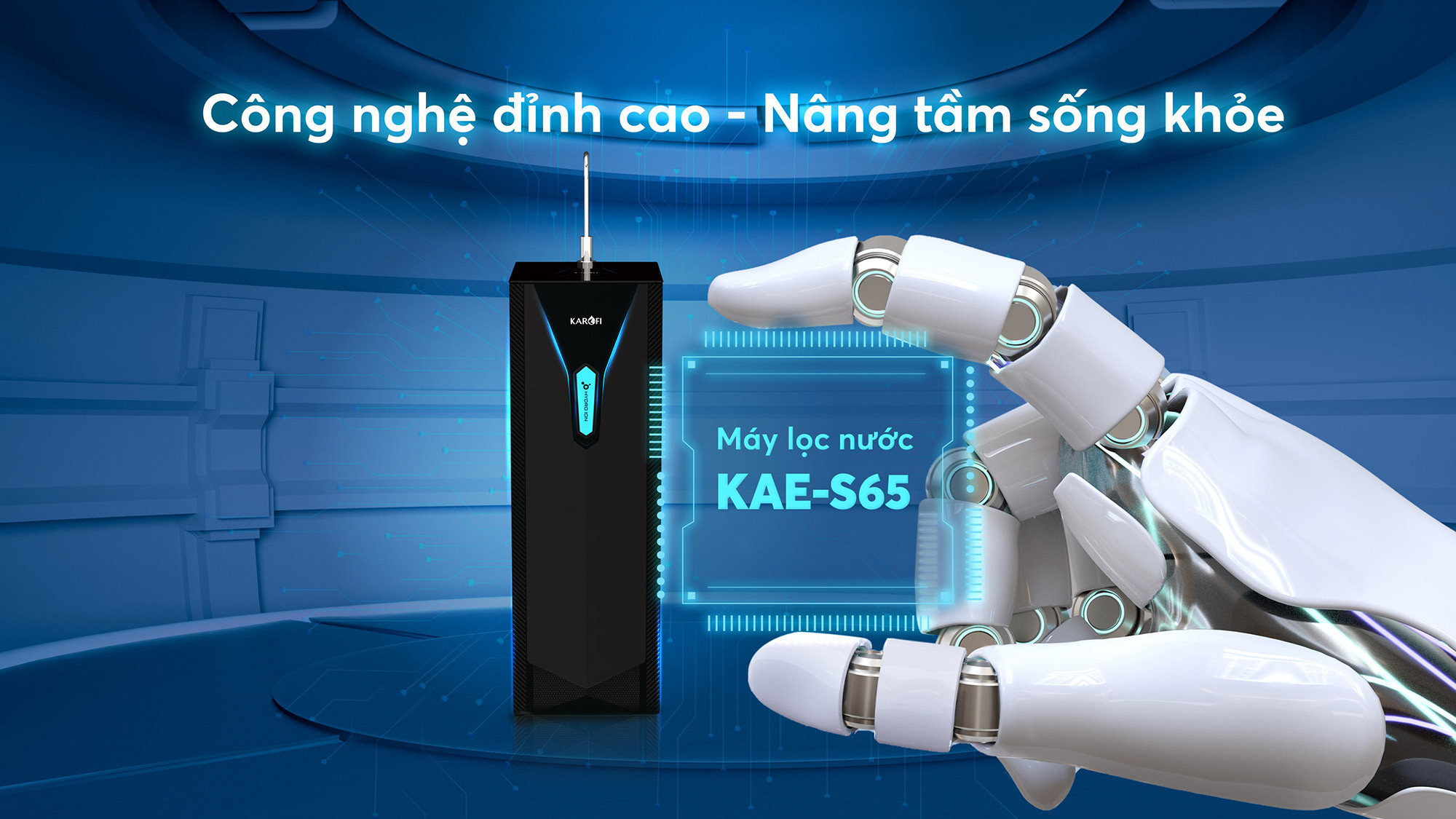 Máy lọc nước Hydro-ion kiềm Karofi KAE-S65 - Điện Máy Plus